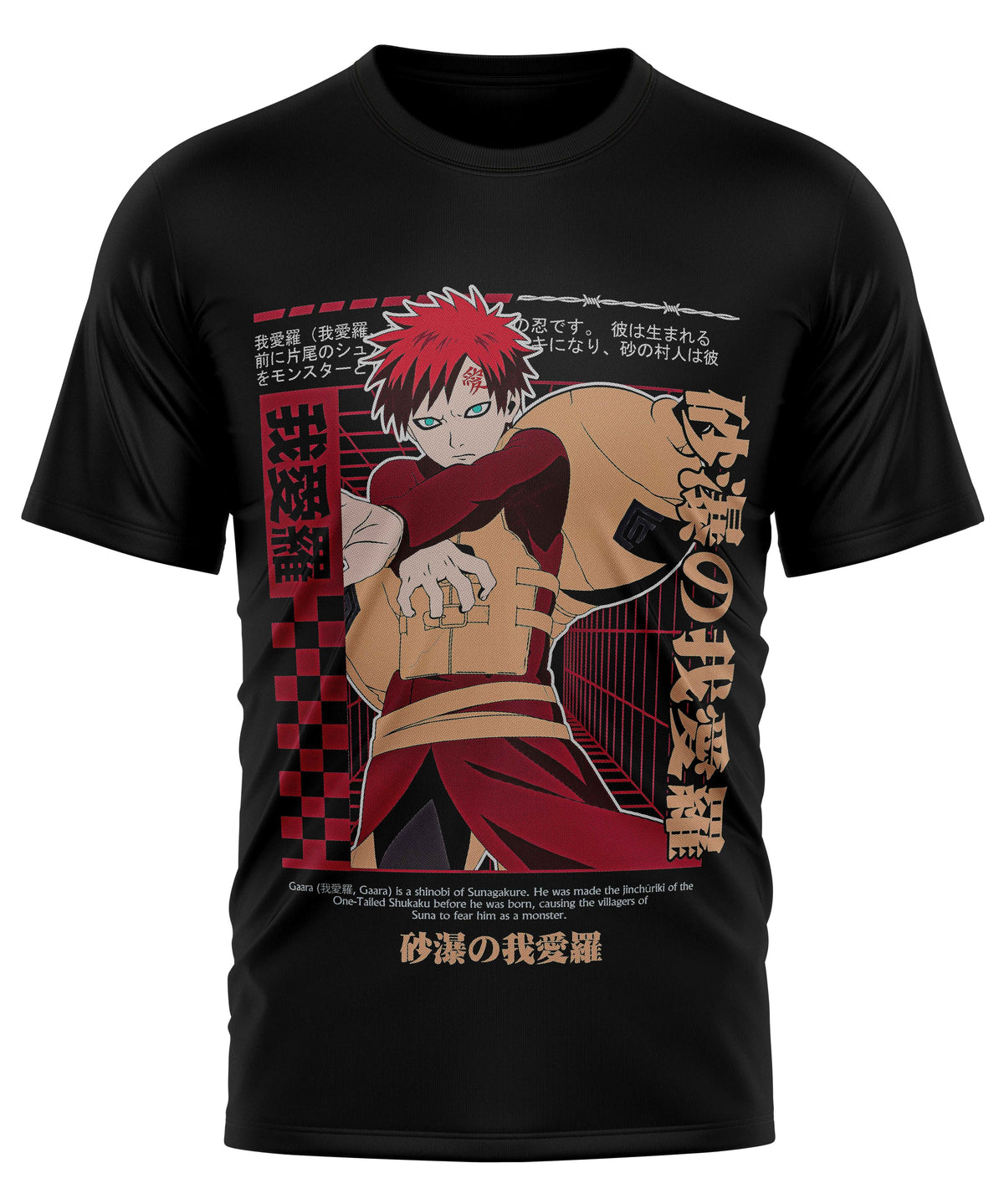 camiseta gara naruto
