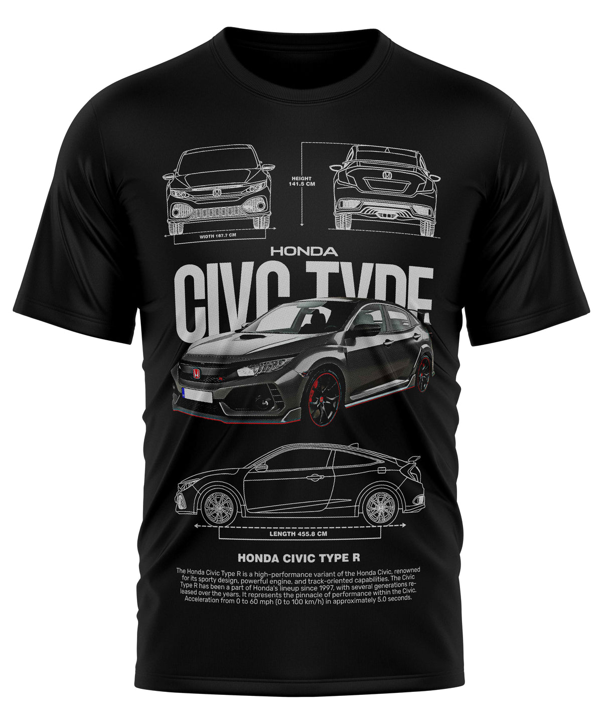 camiseta honda civic